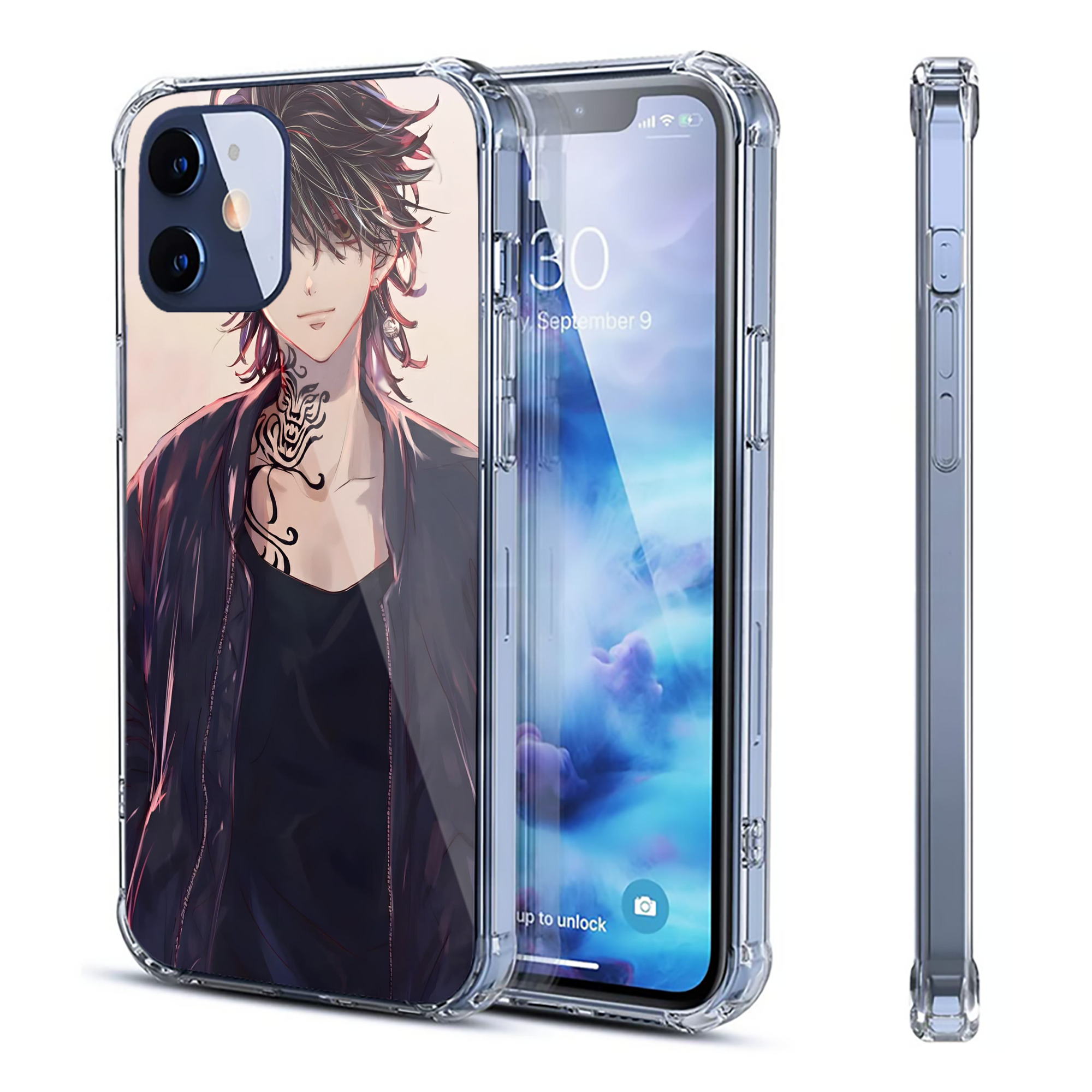 （画像用） 東京リベンジャーズ Tokyo Revengers 【iPhone 12シリーズ対応】透明スマホケース（クリアソフトケース）